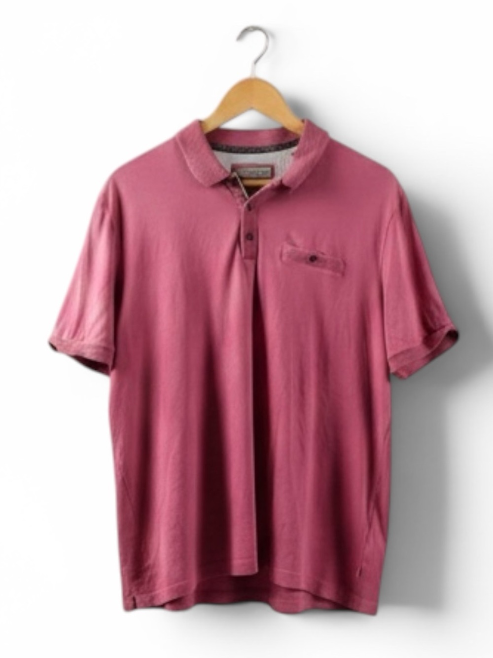 Ted Baker London Pink Cotton Polo Shirt – Men’s Size 6